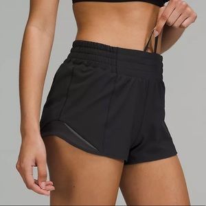 Black lululemon athletic shorts
